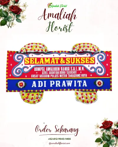 Karangan Bunga Ucapan Selamat pesanggrahan